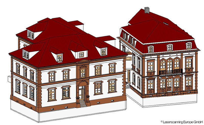 3D-Modell Rathaus