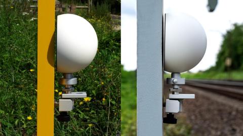 Gleisvermarkungspfosten