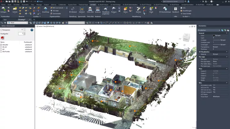 Punktwolke in AutoCAD